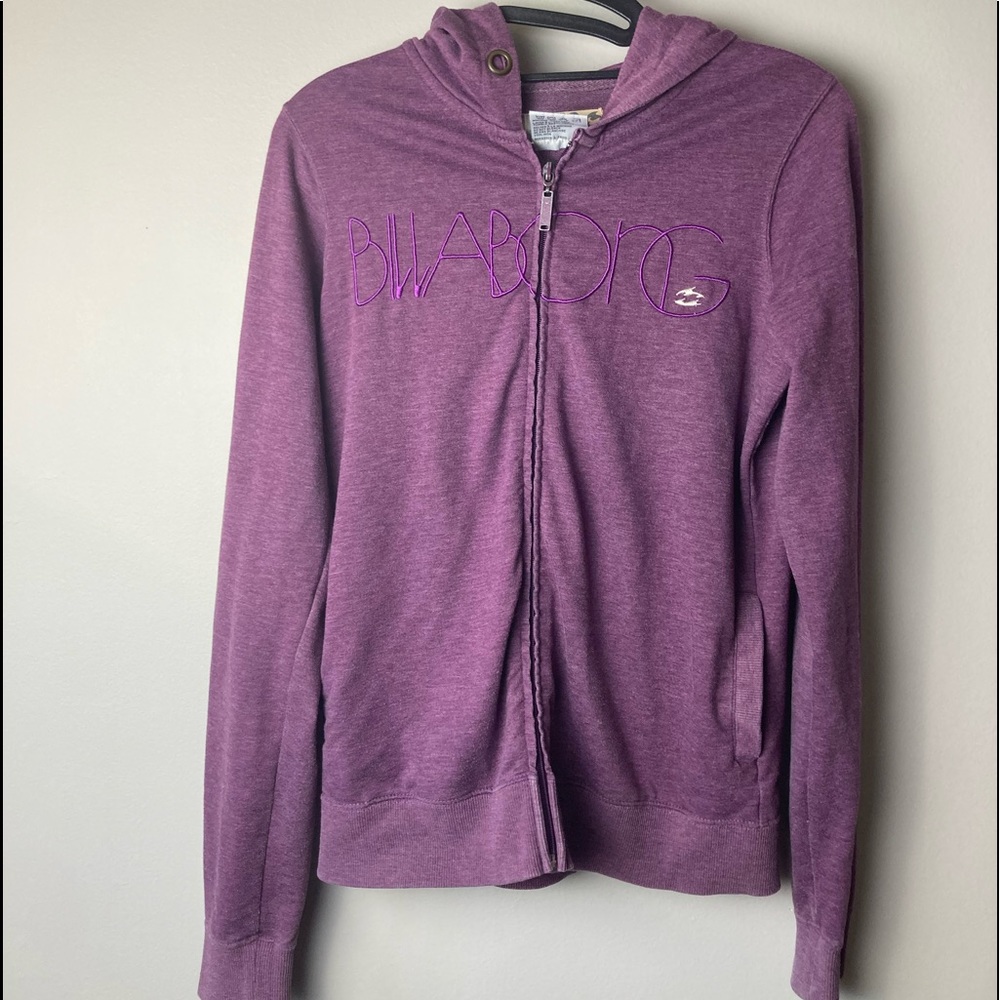 Billabong zip-up thin hoodie